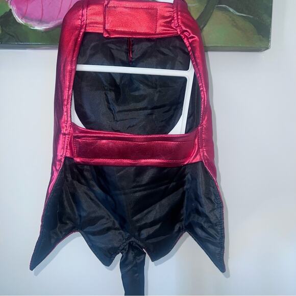 Top Paw Little Devil Metallic Pet Costume Red & Black Small Dog Halloween Outfit - Picture 11 of 17